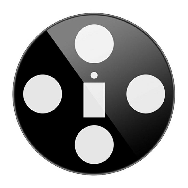 Lentille de Protection en Verre Trempé pour Vivo X100 Pro Cadre d'Auto-Positionnement (Version Noire)