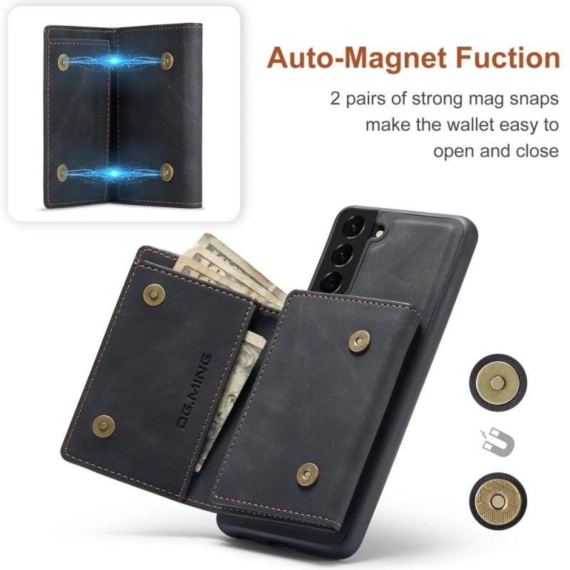 Coque Samsung Galaxy S23 5G Porte-Cartes Détachable DG.MING