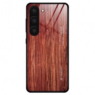 Coque Samsung Galaxy S23 5G Verre Trempé Design Bois