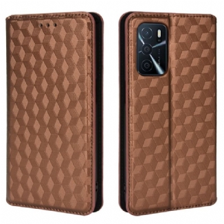 Flip Cover Oppo A16 / A16s Effet Cuir Diamant