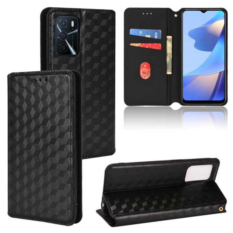 Flip Cover Oppo A16 / A16s Effet Cuir Diamant
