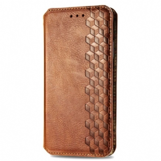 Flip Cover Oppo A16 / A16s Effet Cuir Texture Diamant