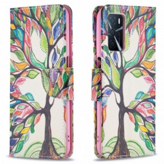 Housse Oppo A16 / A16s Arbre Coloré