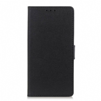 Housse Oppo A16 / A16s Effet Cuir Brillant Simple