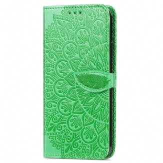 Housse Oppo A16 / A16s Feuilles Tribales