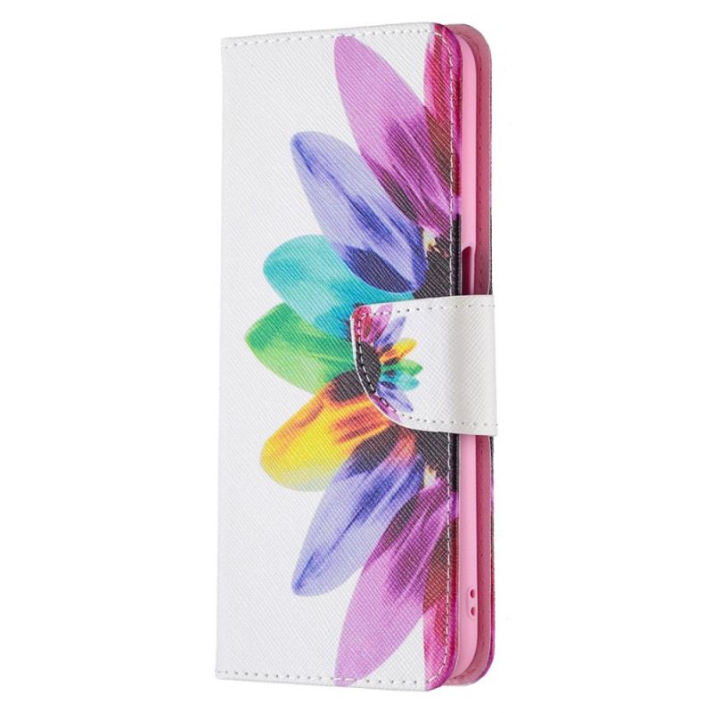 Housse Oppo A16 / A16s Fleur Aquarelle