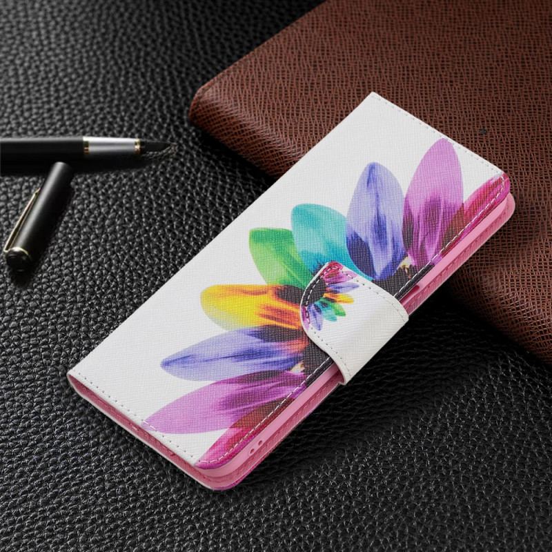 Housse Oppo A16 / A16s Fleur Aquarelle