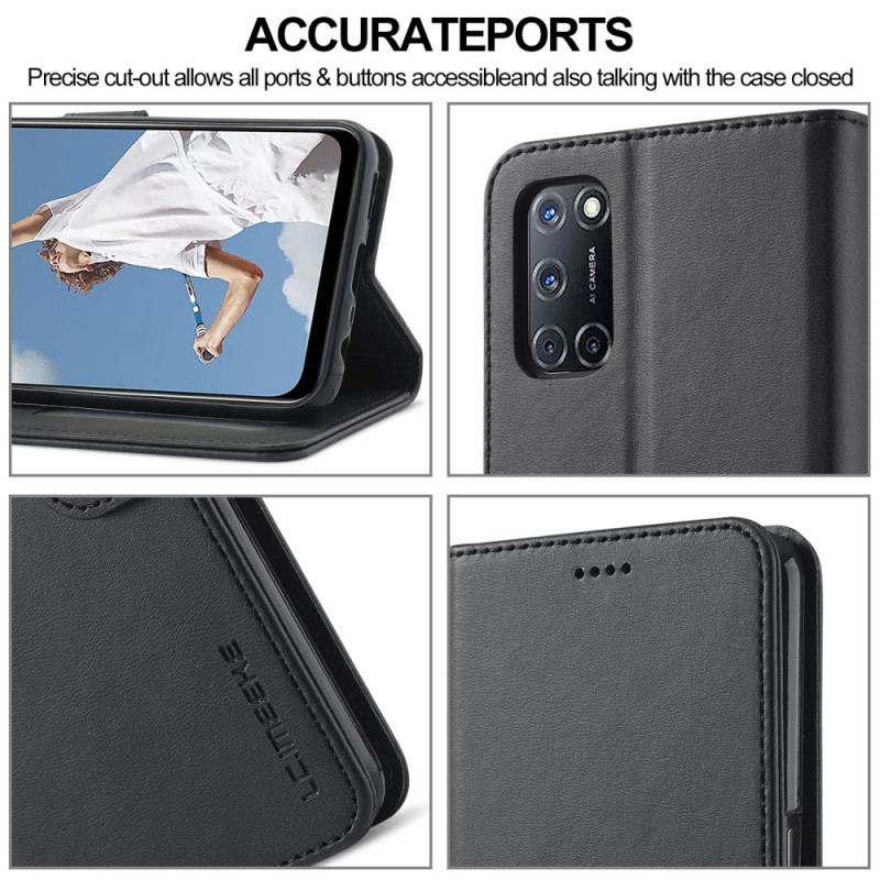 Housse Oppo A16 / A16s LC.IMEEKE Effet Cuir