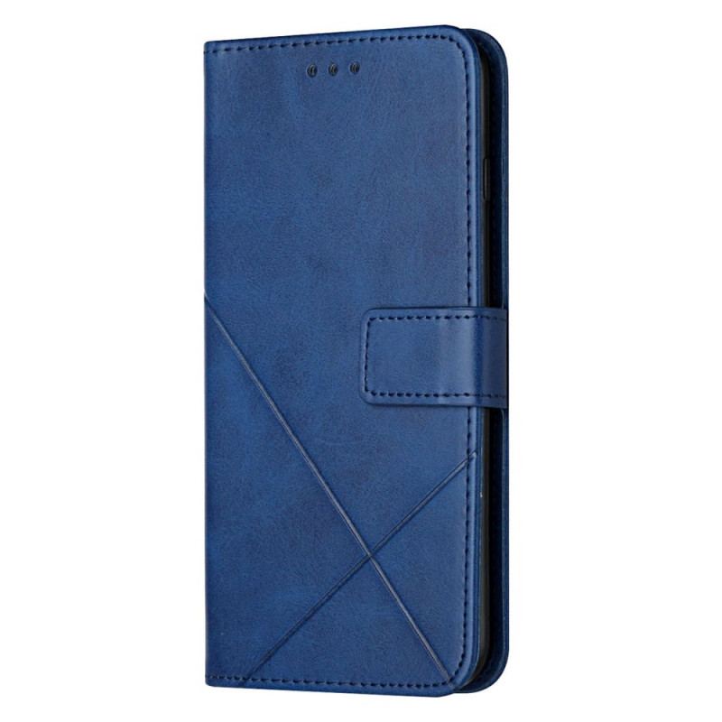 Housse Oppo A16 / A16s Style Cuir Géo X Design