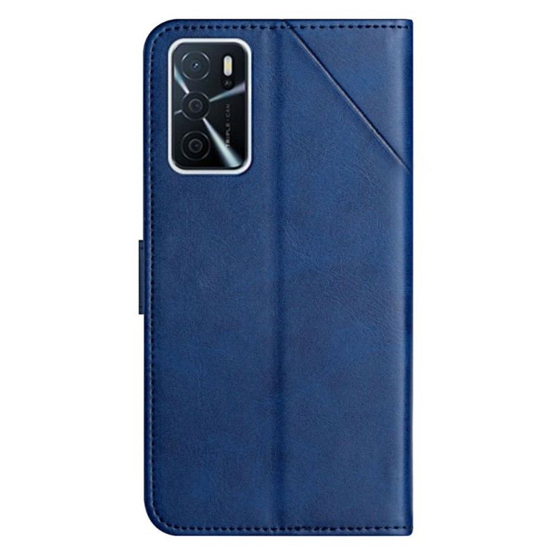 Housse Oppo A16 / A16s Style Cuir Géo X Design