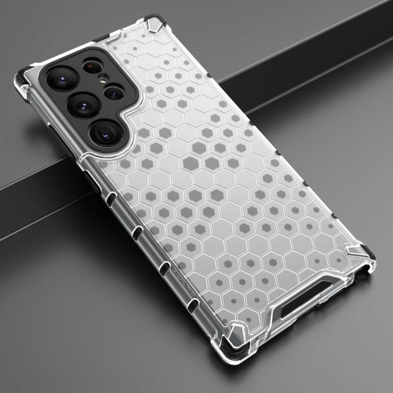 Coque Samsung Galaxy S23 Ultra 5G Style Nid d'Abeille