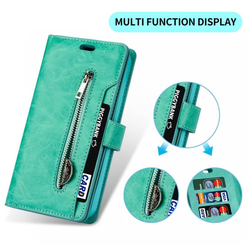 Housse Samsung Galaxy S23 Ultra 5G Porte-Monnaie avec Lanière