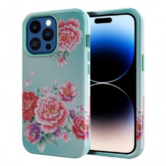 Coque iPhone 14 Pro Max Fleurs Vintage