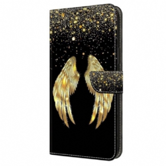 Housse iPhone 15 Pro Ailes Dorées