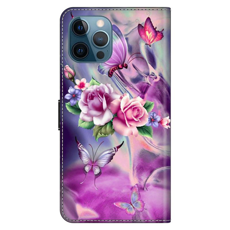 Housse iPhone 15 Pro Jolies Fleurs