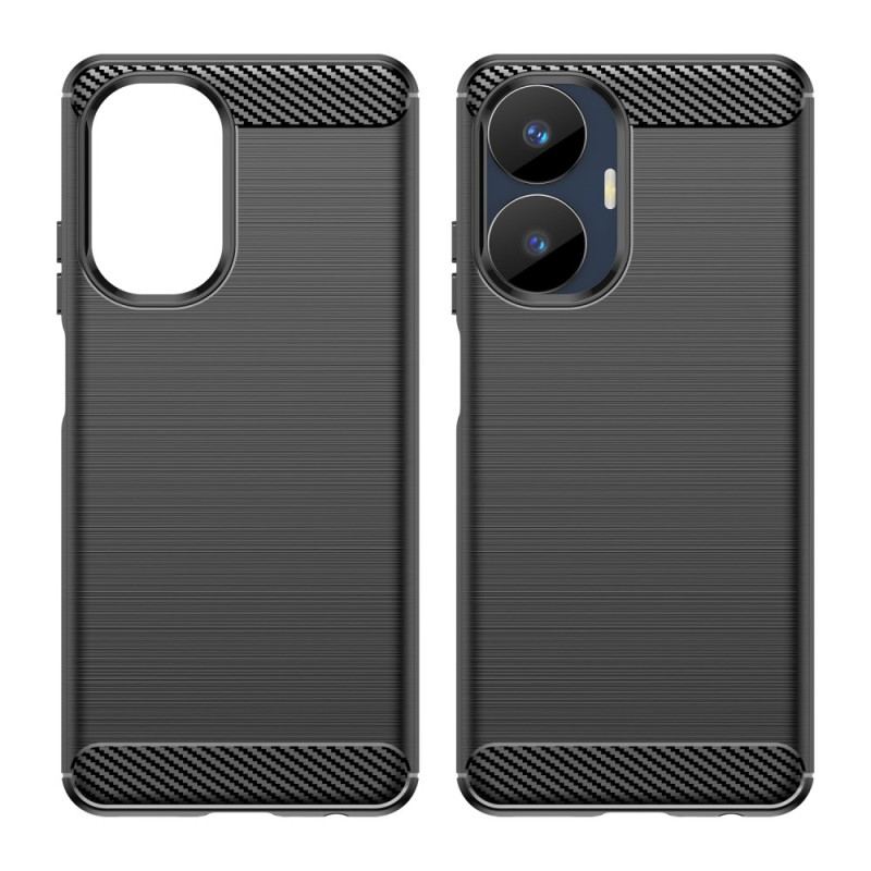 Coque Realme C55 Fibre Carbone Brossée