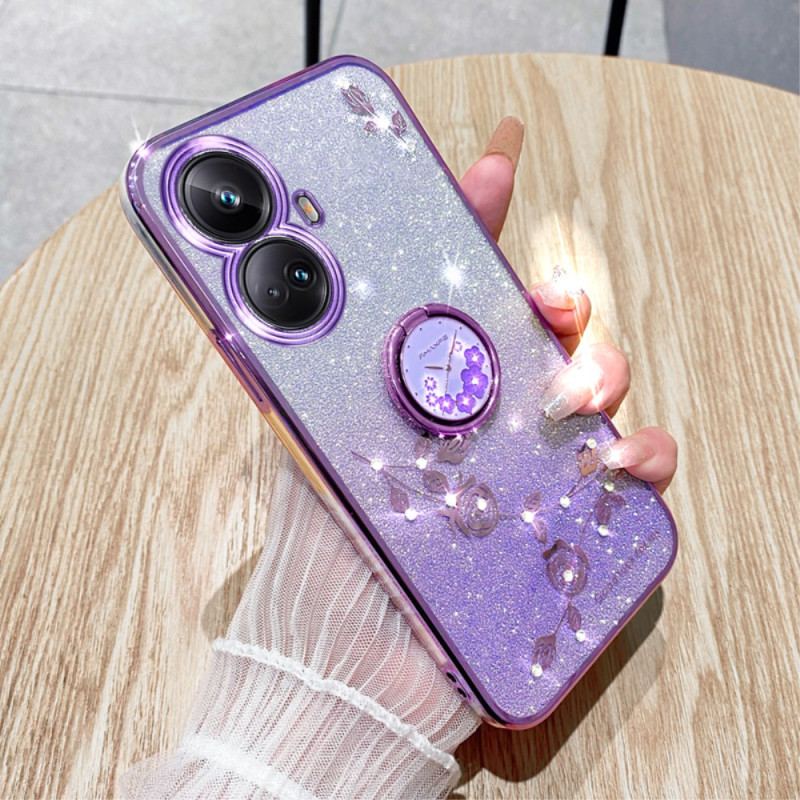 Coque Realme C55 Paillettes avec Support KADEM