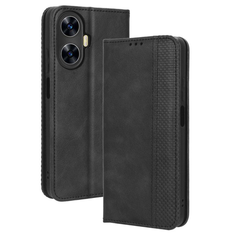 Flip Cover Realme C55 Style Rétro