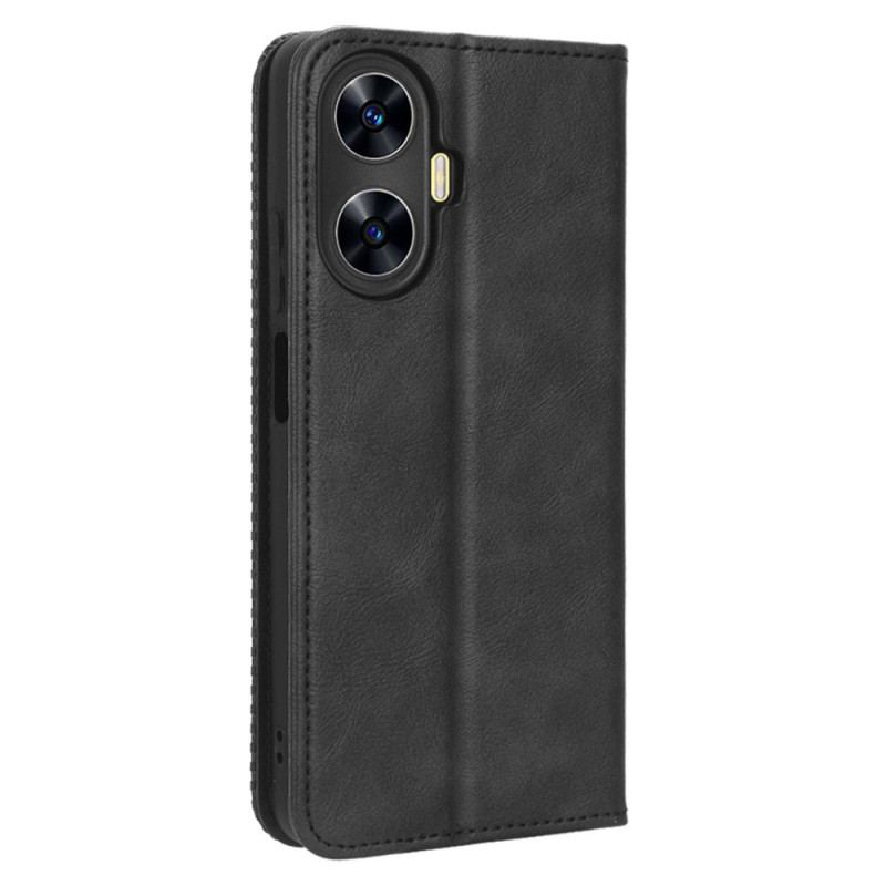 Flip Cover Realme C55 Style Rétro