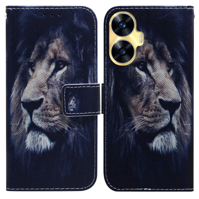 Housse Realme C55 Dreaming Lion