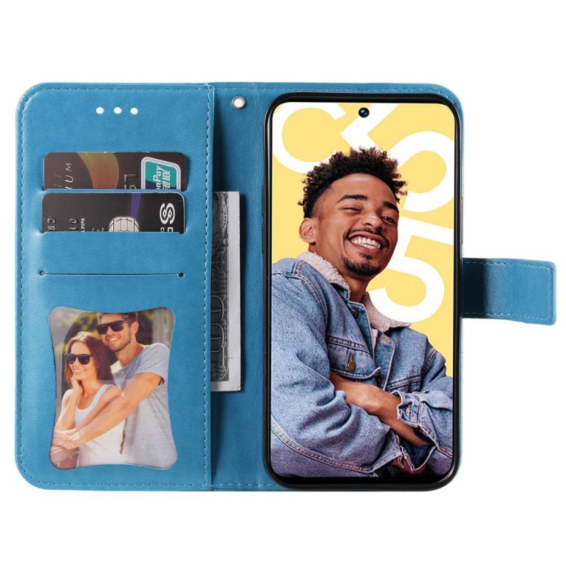 Housse Realme C55 Motif Floral à Lanière