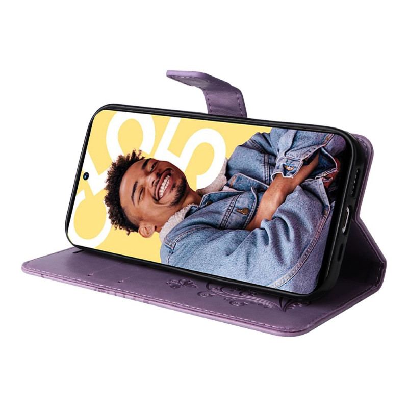 Housse Realme C55 Papillons Géants à Lanière