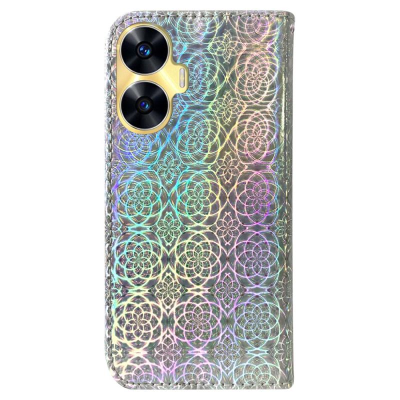 Housse Realme C55Style Disco à Lanière