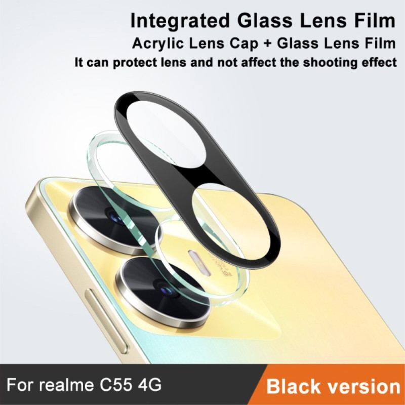 Lentille de Protection en Verre Trempé pour Realme C55 (Version Noire)