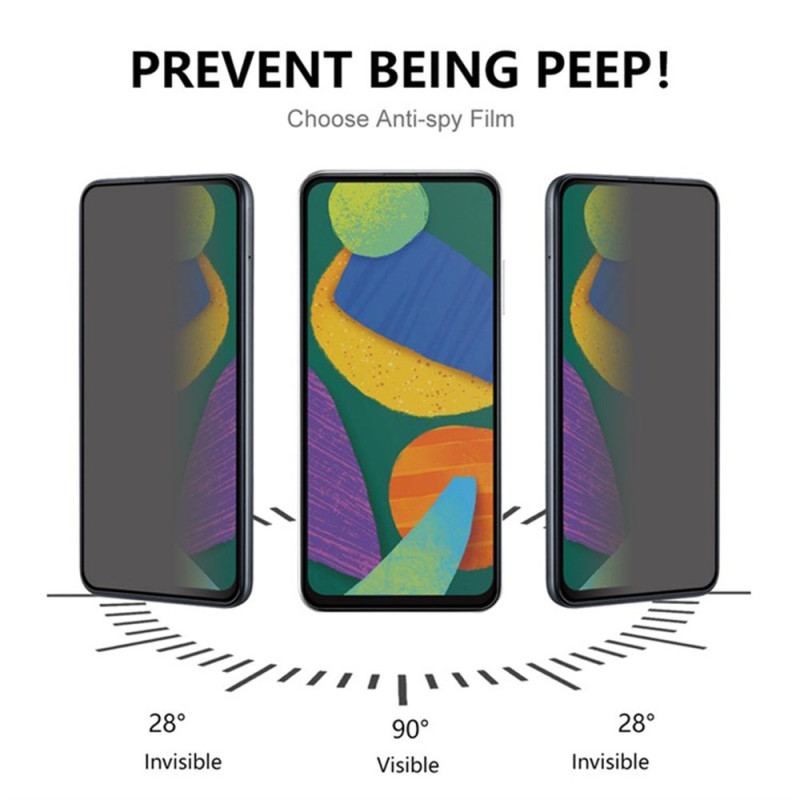 Protection Écran Anti-Espion pour Realme 14X 5G / C55 4G