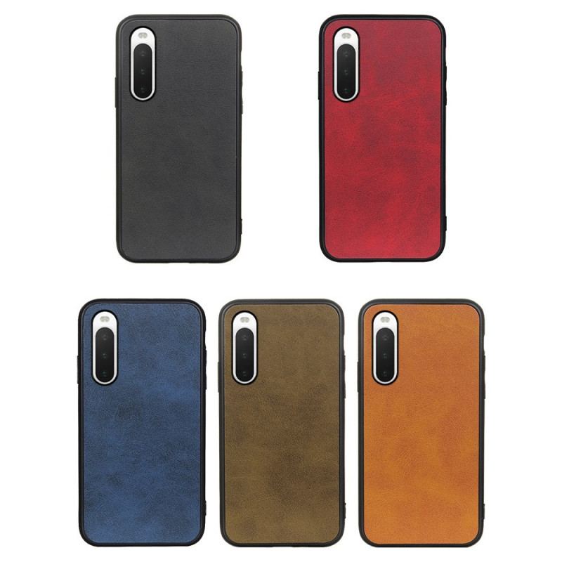 Coque Sony Xperia 10 IV Simili Cuir Texturé