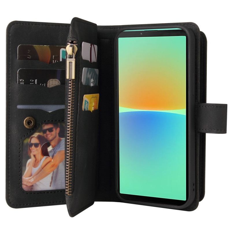 Housse Sony Xperia 10 IV Multi-fonctions Porte-Cartes