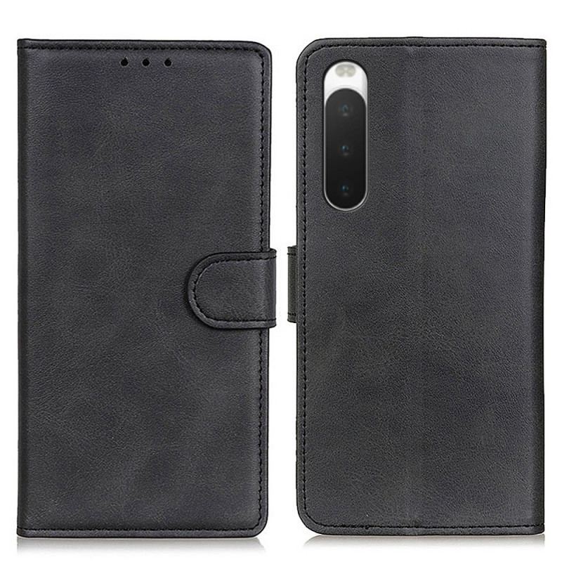 Housse Sony Xperia 10 IV Simili Cuir Mat
