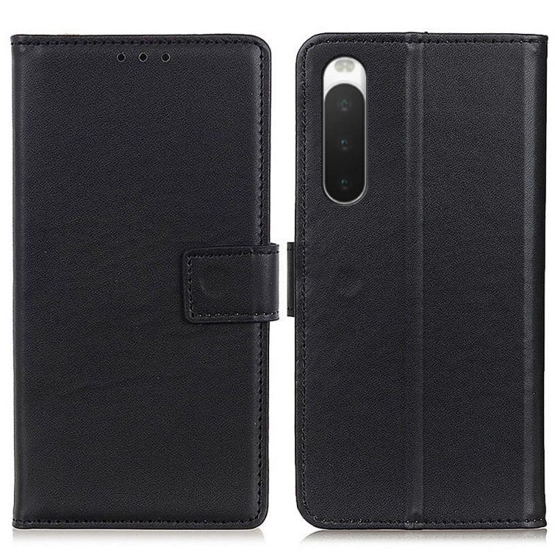 Housse Sony Xperia 10 IV Simili Cuir Simple