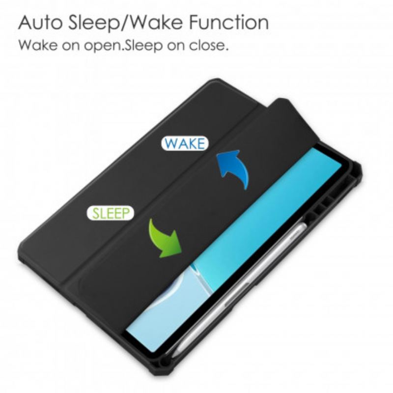 Smart Case Huawei MatePad 11 (2021) Simili Cuir et Dos Transparent