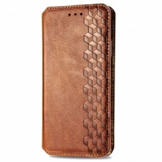Flip Cover Google Pixel 9 / Pixel 9 Pro Effet Daim Frise