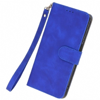 Housse Realme C30 Skin-Touch Couture Visible à Lanière