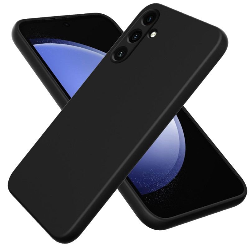 Coque Samsung Galaxy M55 5G Silicone Liquide à Lanière