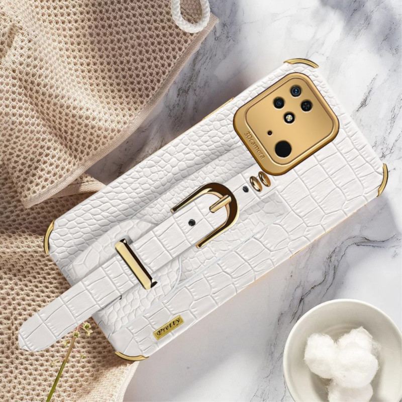 Coque Xiaomi Redmi 10C Croco Bracelet
