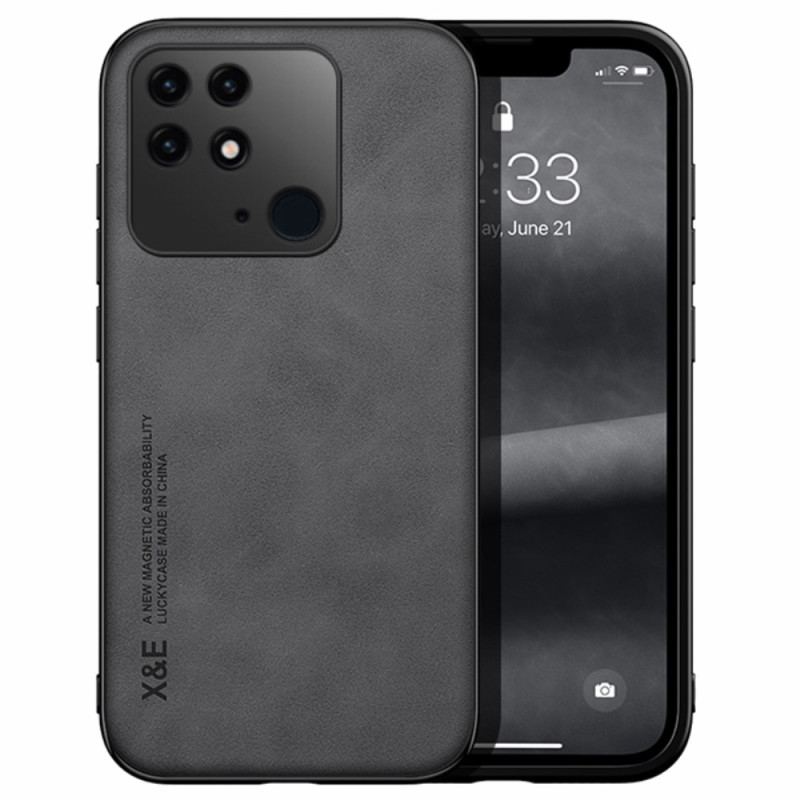 Coque Xiaomi Redmi 10C Cuir Effet Cuir X&E