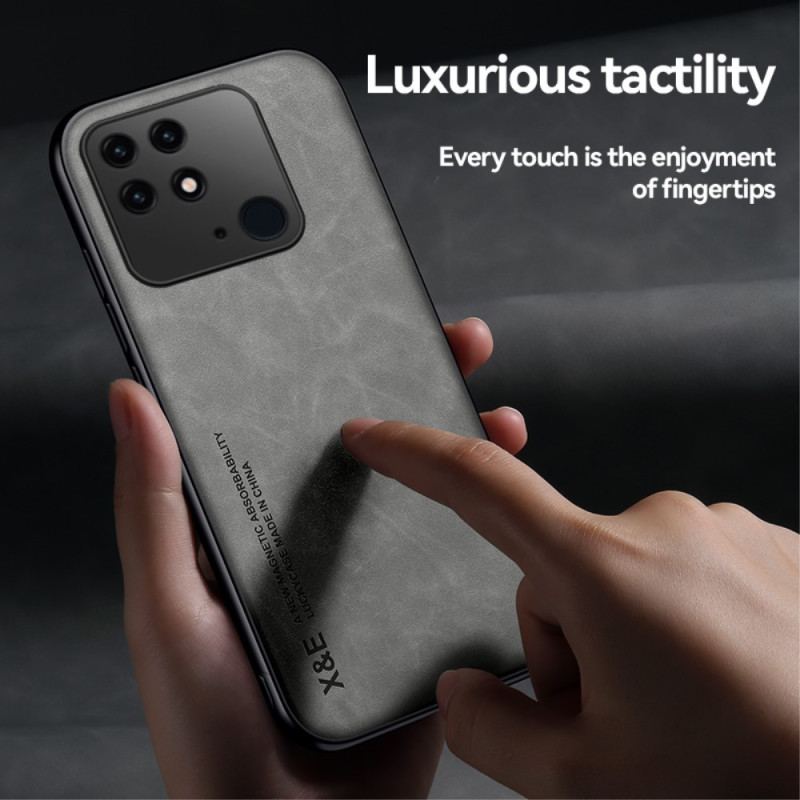 Coque Xiaomi Redmi 10C Cuir Effet Cuir X&E