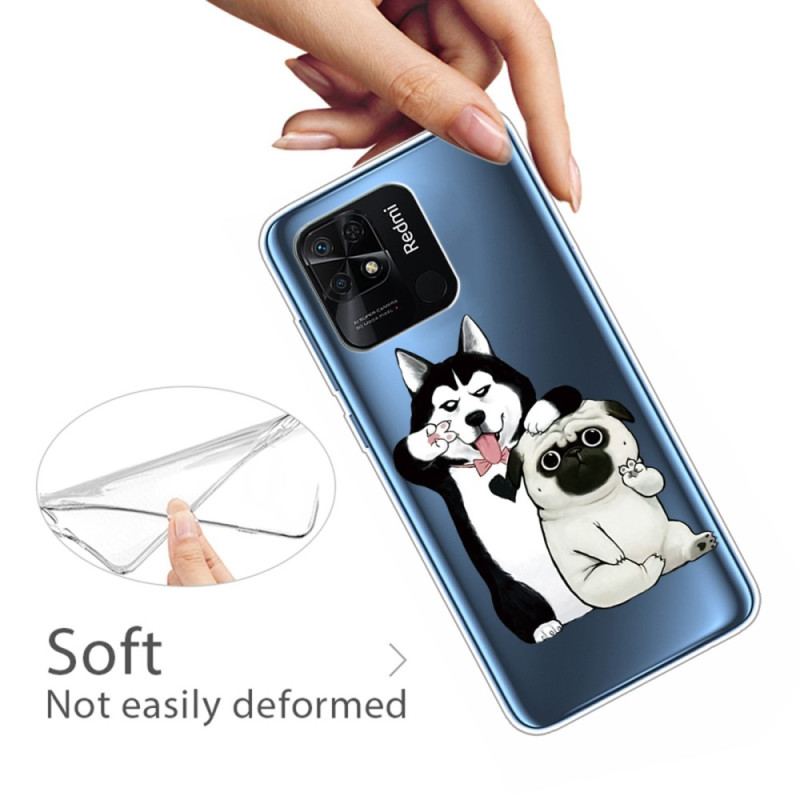 Coque Xiaomi Redmi 10C Drôles de Chiens