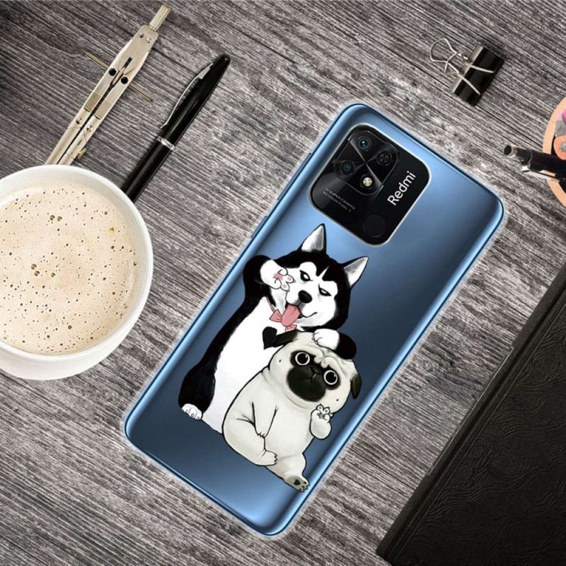 Coque Xiaomi Redmi 10C Drôles de Chiens
