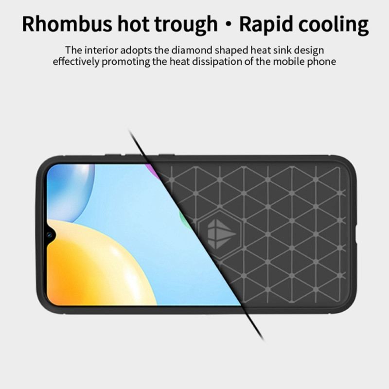 Coque Xiaomi Redmi 10C Fibre Carbone Brossée MOFI