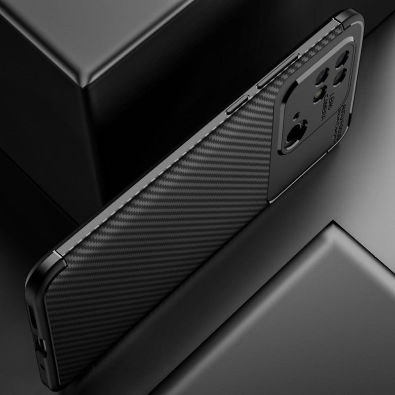 Coque Xiaomi Redmi 10C Flexible Texture Fibre Carbone
