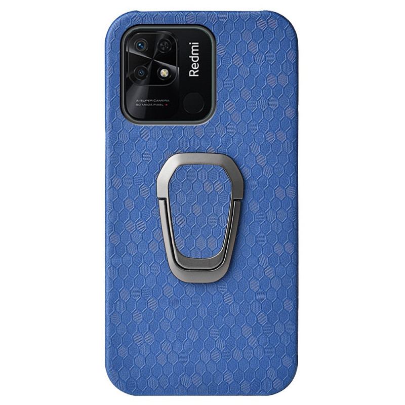 Coque Xiaomi Redmi 10C Nid d'Abeille avec Anneau-Support