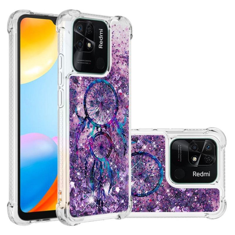 Coque Xiaomi Redmi 10C Paillettes Attrape Rêves