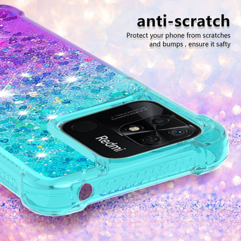 Coque Xiaomi Redmi 10C Paillettes Color