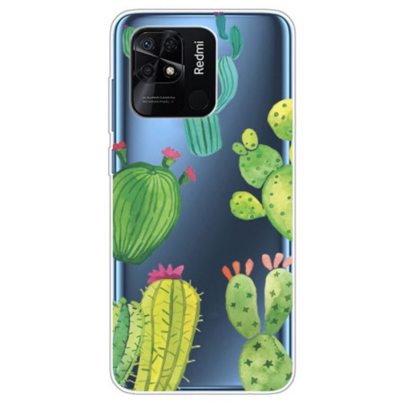 Coque Xiaomi Redmi 10C Transparente Cactus