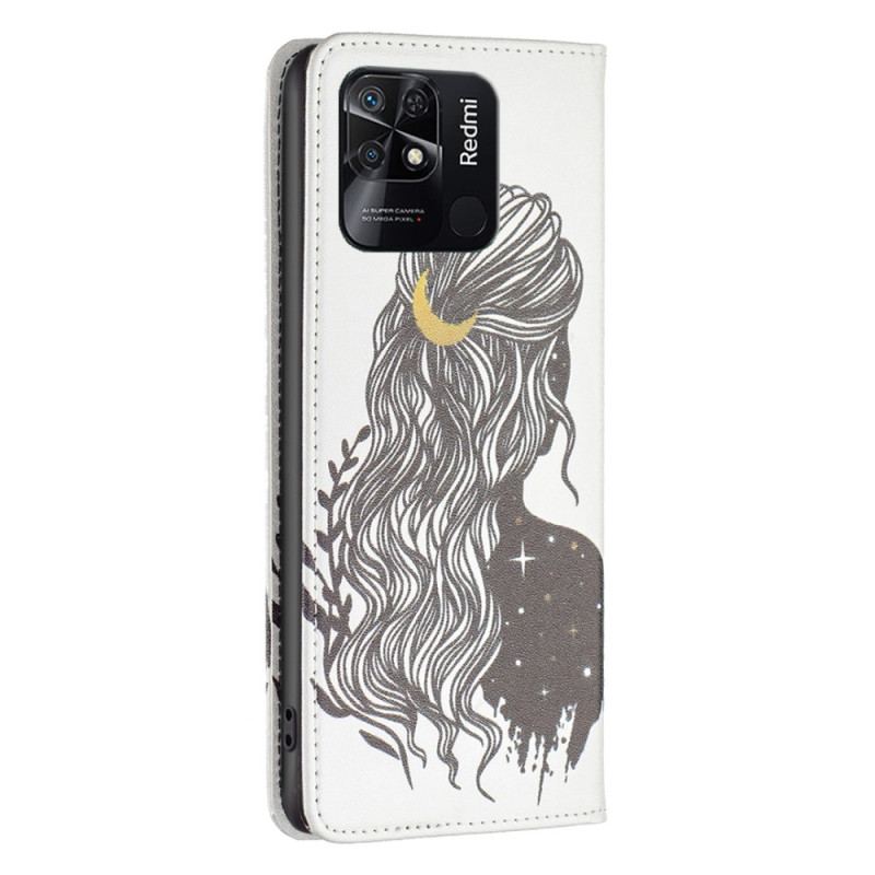Flip Cover Xiaomi Redmi 10C Jolie Chevelure