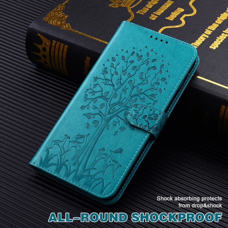 Housse Xiaomi Redmi 10C Arbre et Cerfs